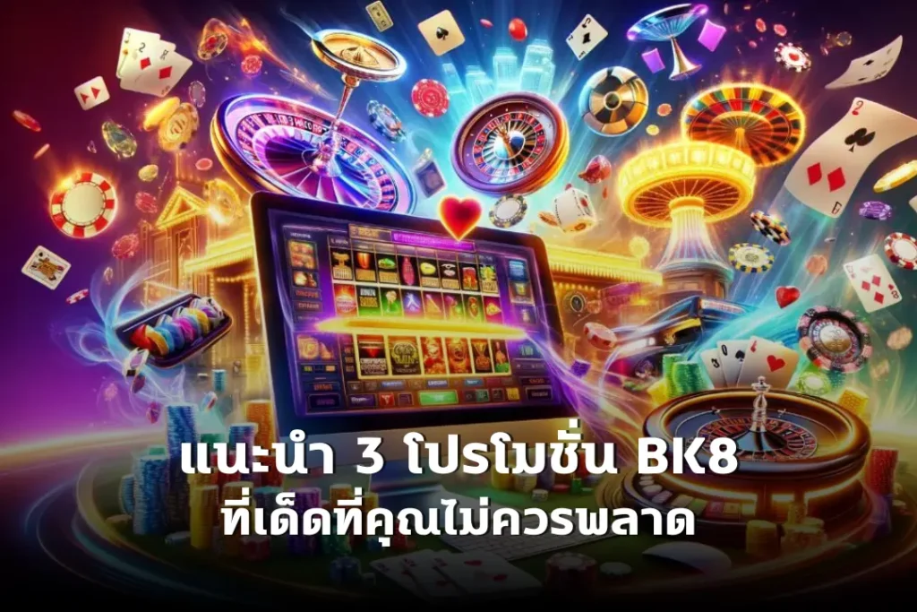 แนะนำ 3 โปรโมชั่น bk8 ที่เด็ดที่คุณไม่ควรพลาด